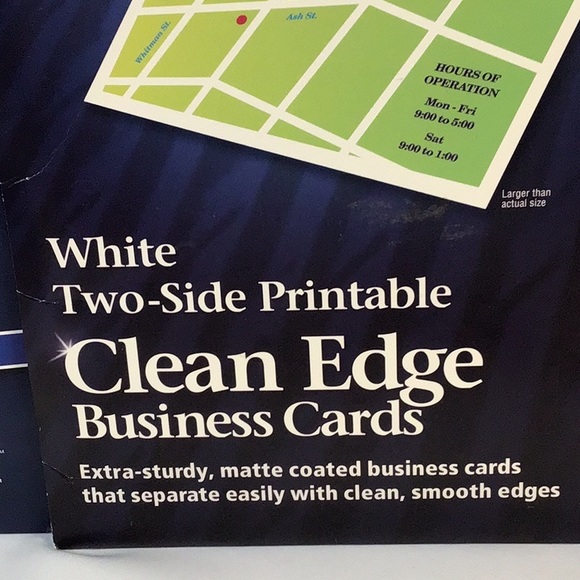 Avery | Office | Business Card Sheets Print Your Own Inkjet Compatible ...